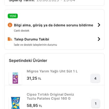 Siparişlerim Keyfi Olarak İptal Ediliyor, Migros Çözüm Sunmuyor!