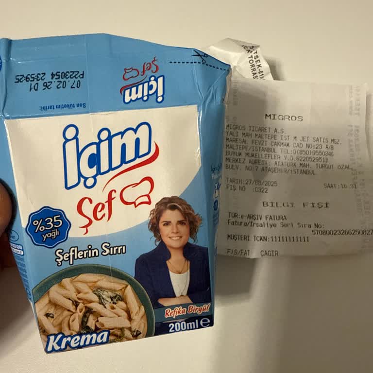 İçim Şef Krema Beklenen Kıvamda Değildi, Yemeğim Ziyan Oldu