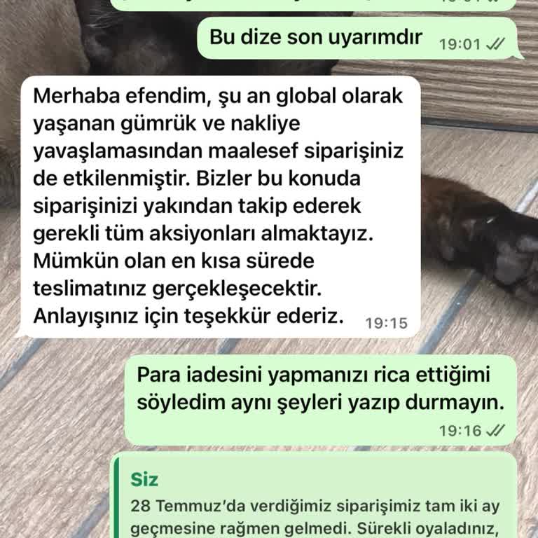 Siparişim 2 Aydır Teslim Edilmedi, Ne Ürün Var Ne De Ücret İadesi Yapıldı