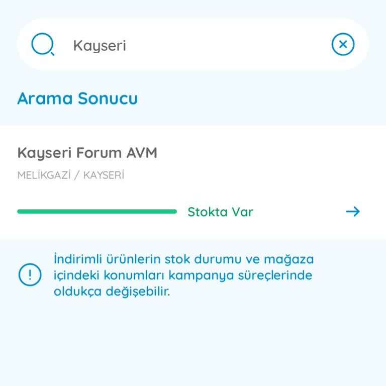 Ebebek Termos Stok Bilgisi Yanlış Mağazada Ürün Bulunamıyor