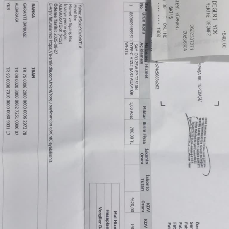 Aldığım Adaptörü 1 Saat İçinde İade Edemedim