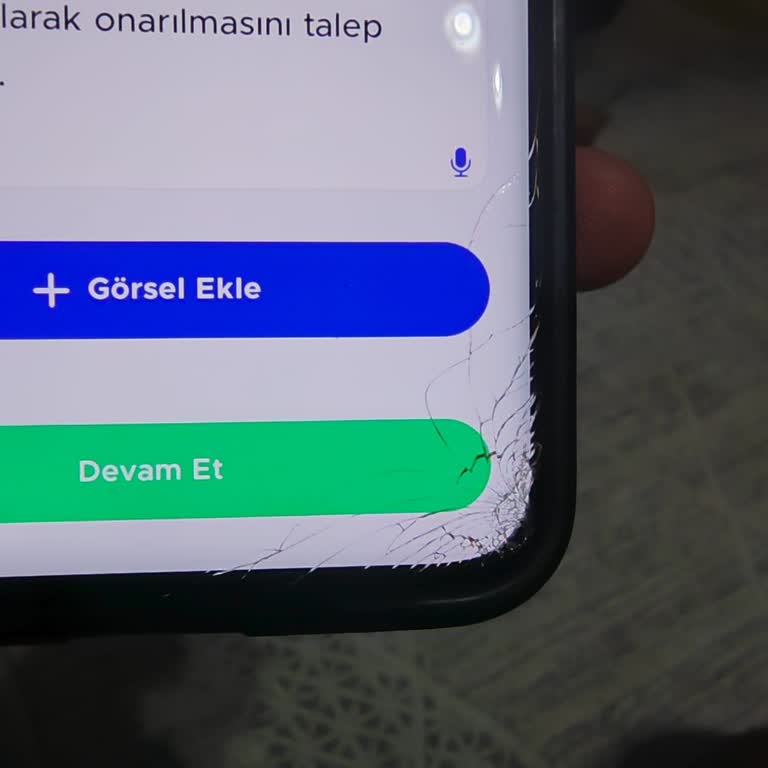 Kılıflı Kullanımda Ekran Kırıldı Garanti Dışı Bırakıldı