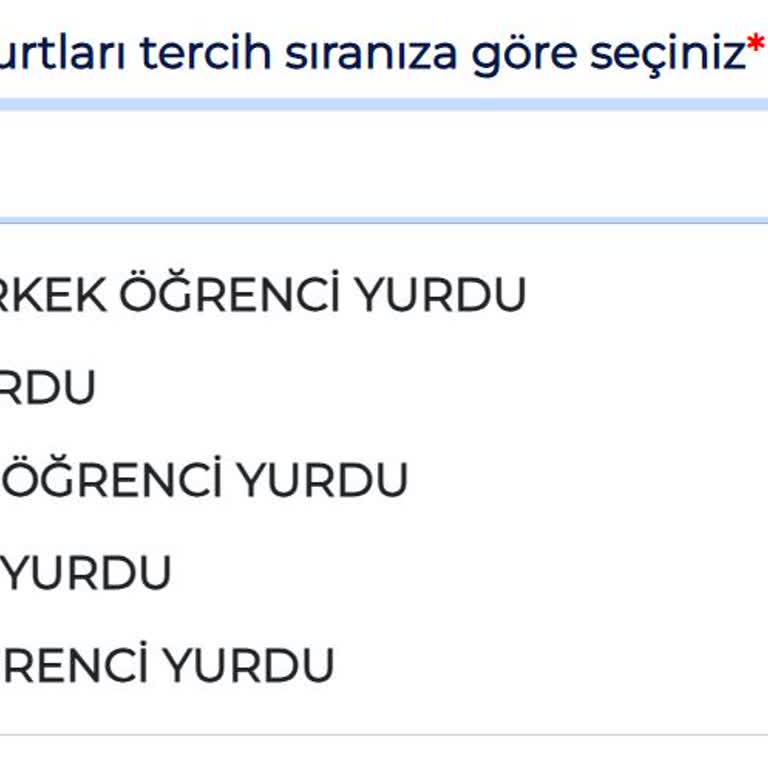 İBB Şişli Öğrenci Yurdu Başvuru Sisteminde Görünmüyor, Başvuru Yapamıyorum