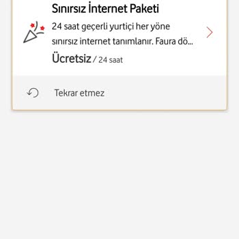 Tarifemdeki Ek İnternet Hakkım Tanımlanmıyor, Kampanya Koşulları Uygulanmıyor