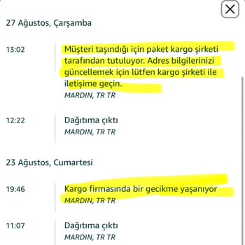 Mardin/Kızıltepe DHL Şubesinde Sürekli Kargo Teslimat Sorunları Ve İletişimsizlik