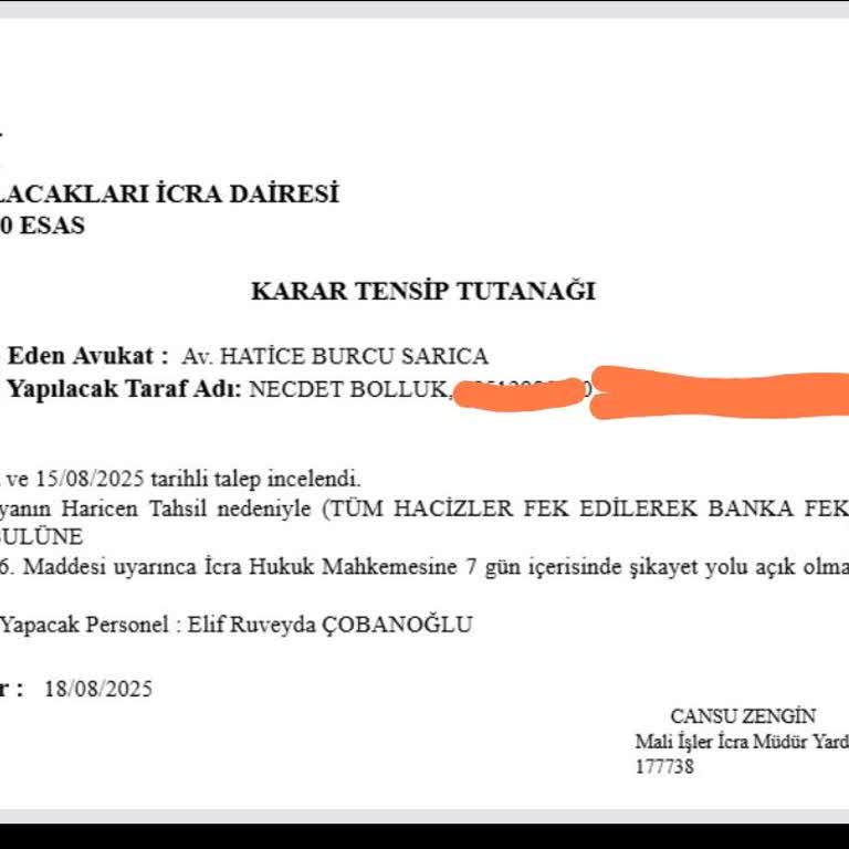 Borçlarımı Ödedim Ama Ziraat Bankası Hesabımdaki Blokeyi Kaldıramıyorum