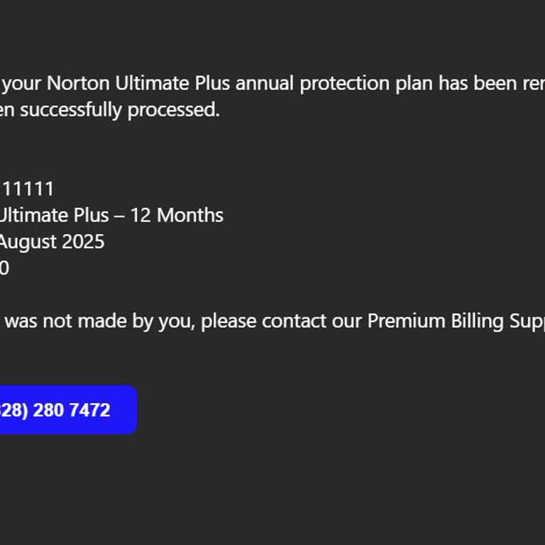 Norton Aboneliğimle İlgili Şüpheli E-posta Aldım