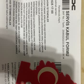 Renault Clio Stop Etmiyor Defalarca Servise Rağmen Sorun Çözülemedi Mağduriyetim Arttı