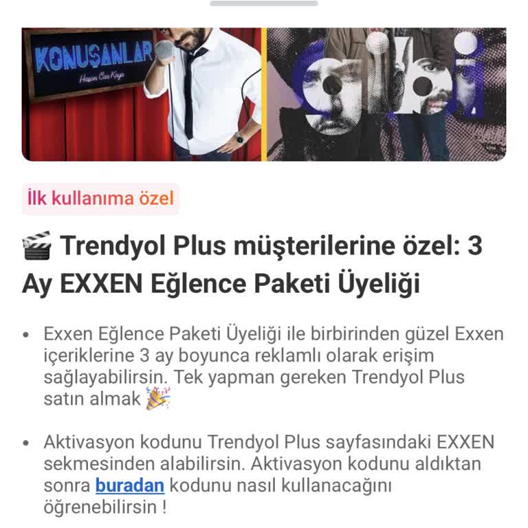 Trendyol Plus Ve Exxen Kampanyasında Kod Sorunu Nedeniyle Mağduriyet
