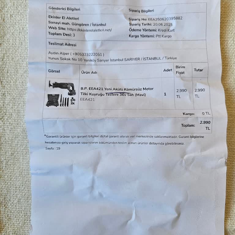 Arızalı Batarya, Eksik Fatura Ve Garanti Belgesi Mağduriyeti