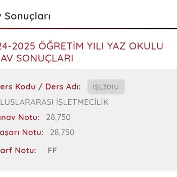 Sınav Sonucum Beklenenden Düşük Geldi, Tekrar Değerlendirme Talep Ediyorum