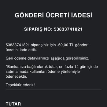 Zara İade Onaylandı Ama 2000 TL Ücretim Hala Hesabıma Yatırılmadı