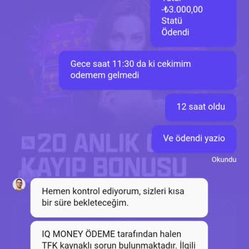 Para Çekme Talebim Günlerdir Hesabıma Ulaşmadı