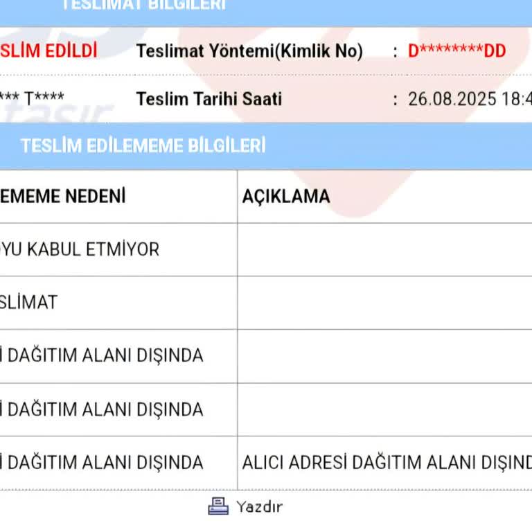 Aras Kargo Kargom Teslim Edilmedi Teslim Bilgileri Sistemden Silindi ...