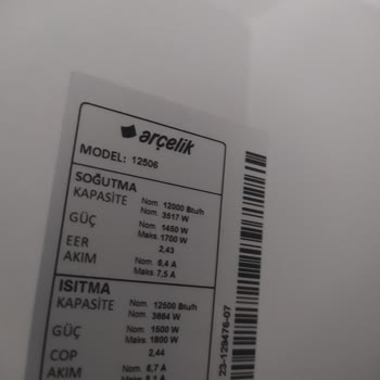 Arçelik Klimam 16 Metrekare Odayı Soğutmuyor Servis Çözüm Bulamıyor