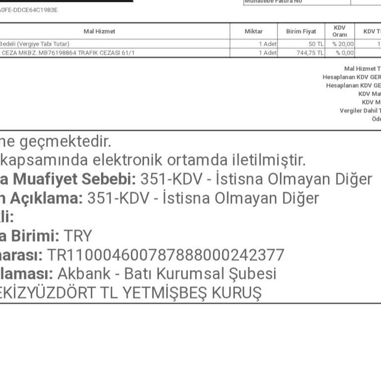 Kusur Oranım %100 Olmamasına Rağmen Haksız Ücret Tahsilatı Ve Sorunun Çözülmemesi