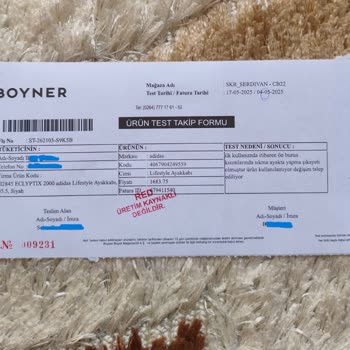 Aldığım Adidas Ayakkabı Ayaklarımı Yaraladı, İade Talebim Reddedildi