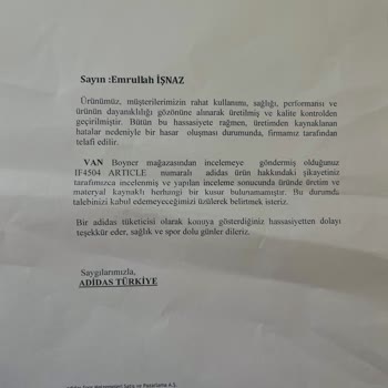 Ayıplı Ayakkabı İçin Haklarımın Göz Ardı Edilmesi Ve Haksız 'Kullanıcı Hatası' Gerekçesiyle Mağduriyet