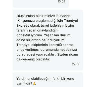 Trendyol Express Kargolarım Kayboldu Eksik Para İadesi Aldım