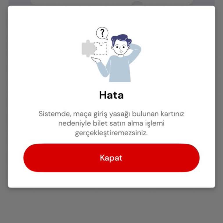 Passolig'de Hatalı Yasaklı Kart Uyarısı Ve Çözüm Eksikliği