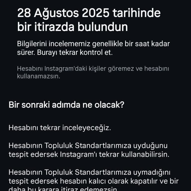 Hiçbir Gerekçe Olmadan Kapatılan Instagram Hesabım