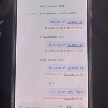 Paycell Ebeveyn Onayı Sürecinde Sürekli Sistemsel Hata Ve SMS Sorunu