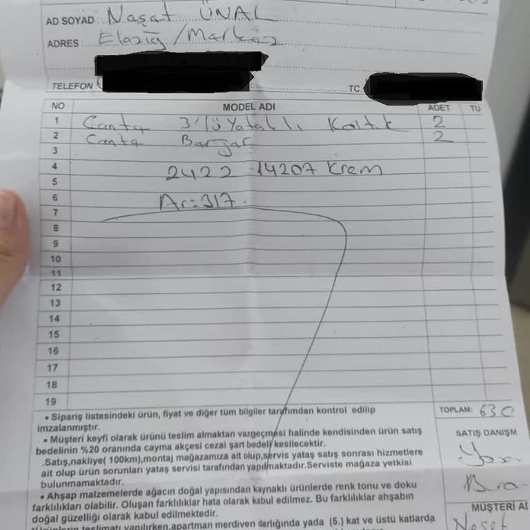 Üç Aydır Teslim Edilmeyen Koltuk Takımı Mağduriyeti