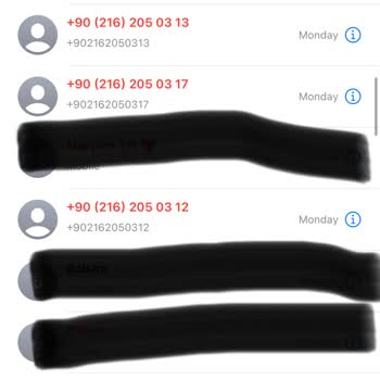 Sürekli Aranarak Rahatsız Ediliyorum, Kayıt Silinmiyor