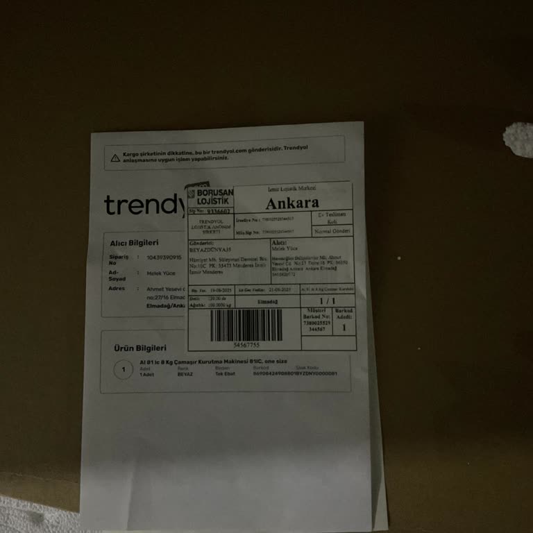 Kurutma Makinem İade Edilmedi Ücret İadesi Yapılmadı Mağduriyet Yaşıyorum