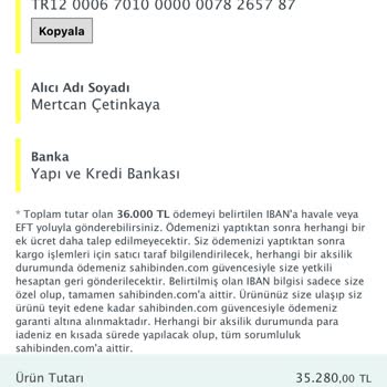 Param Güvende İle Aldığım İphone Elime Ulaşmadı Satıcı Kayboldu Param İade Edilmiyor