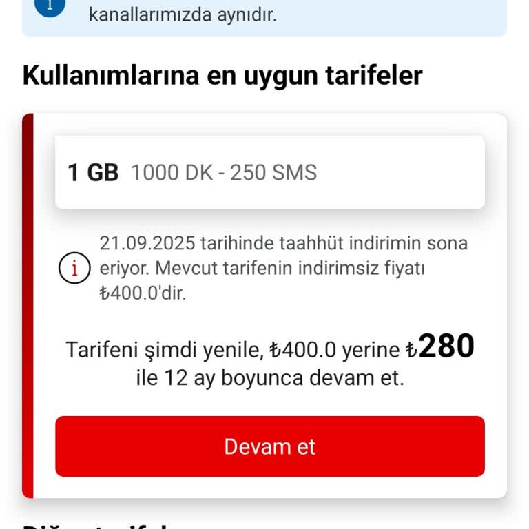 Yüksek Tarife Teklifleriyle Mağdur Edildim, Çözüm Bekliyorum