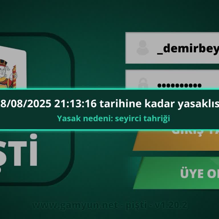 Adil Oyun Talebim Nedeniyle Haksız Ban Yaşadım