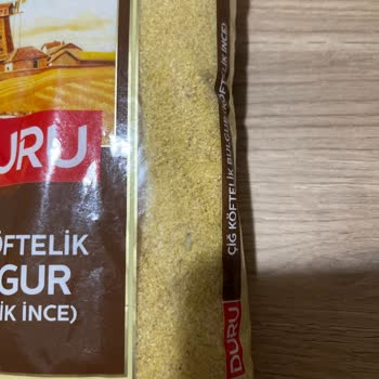 Kapalı Ambalajda Böceklenen Duru Bulgur İçin Değişim Talebi