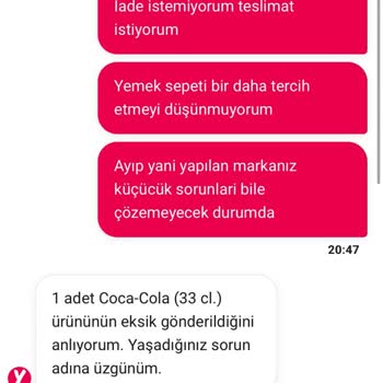 Eksik Ürün Gönderimi Ve Yetersiz Çözüm Süreci