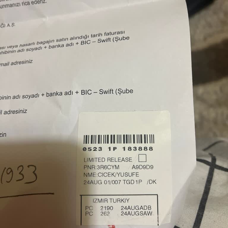 Pegasus İle Seyahatte Kaybolan Bagajım Mağduriyetimi Artırdı