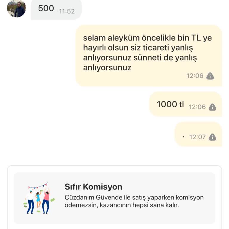Letgo'da Mesajlaşma Sorunu Ve Araç Satışında Yetersiz Bilgilendirme Nedeniyle Mağduriyet