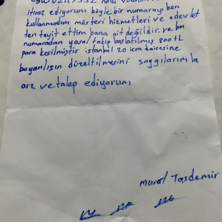 Adıma Olmayan Hat Yüzünden 800 TL Haksız Kesintiyle Mağdur Edildim