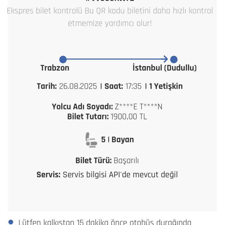 Sağlık Sorunları Nedeniyle Kullanılamayan Biletin İadesi Yapılmadı
