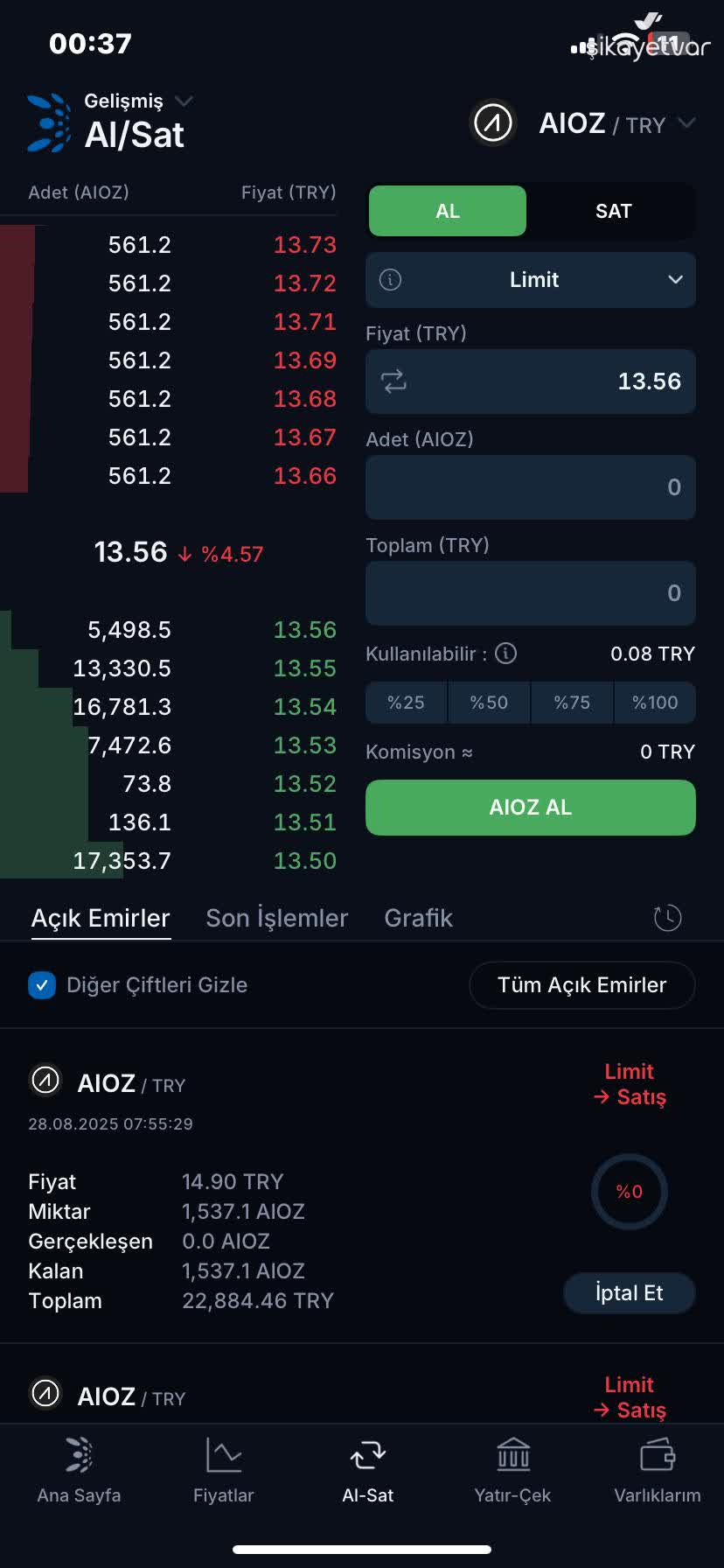 Btc - 7/86 - Şikayetvar