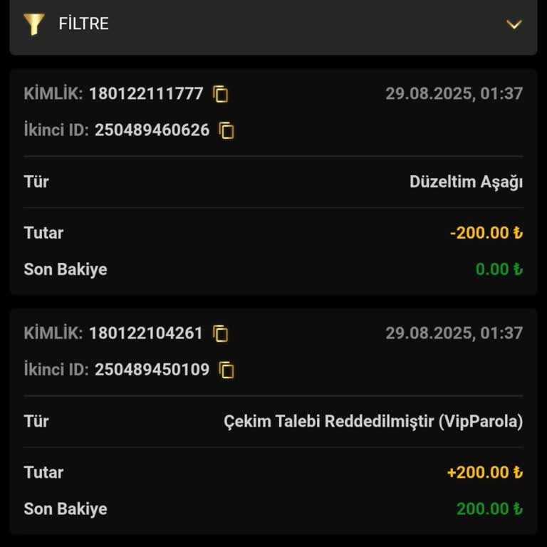 Hesabımdaki 200 TL Haksız Yere Silindi, Müşteri Hizmetleri Yanıt Vermiyor