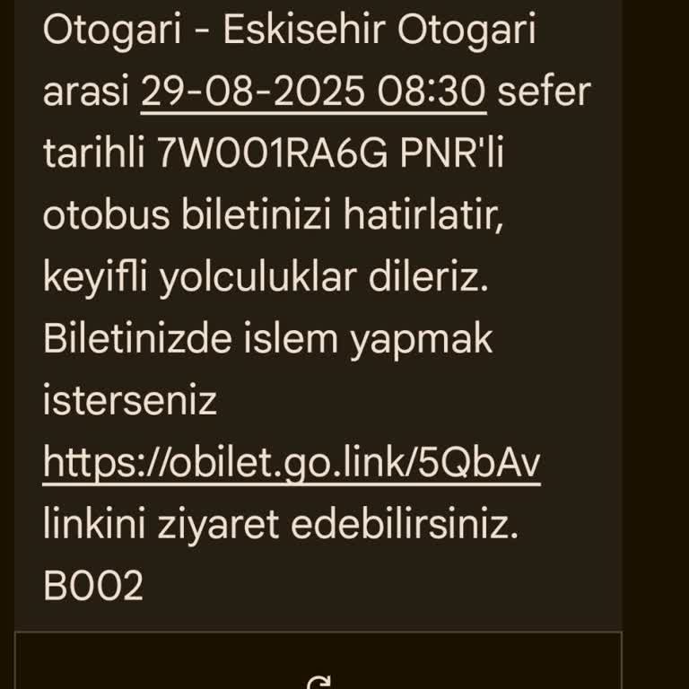 Otobüs Gecikmesi Ve Ücret İadesi Talebi