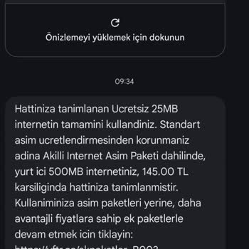 Ek Ücret Ödenen Koruma Özelliğine Rağmen Paket Aşımı Ve Haksız Fatura Mağduriyeti