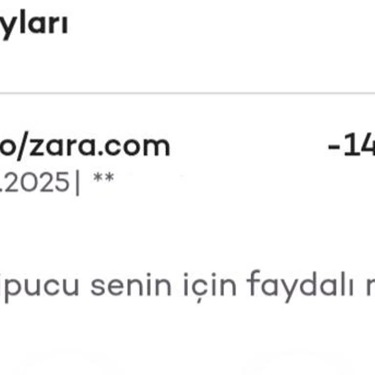 Zara İnternet Sitesinden İzinsiz Alışveriş Ve İlgisiz Müşteri Hizmetleri Mağduriyeti
