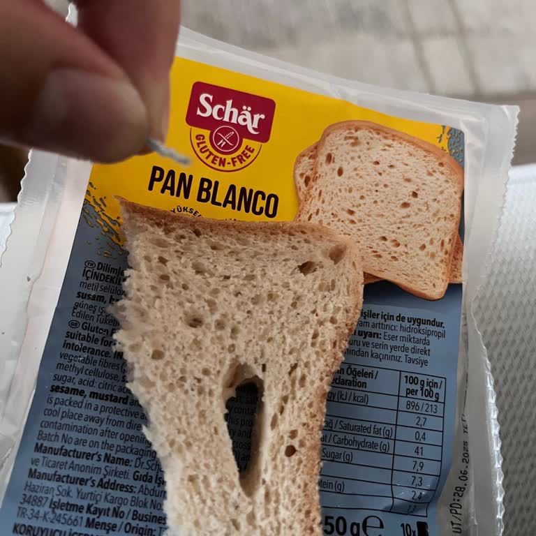 Glütensiz Ekmekte Yabancı Maddeyle Karşılaştım, Kalite Beklentim Karşılanmadı