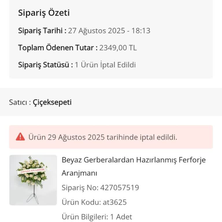 Her Siparişte Tekrarlayan Sorunlar Ve Yetersiz Hizmet