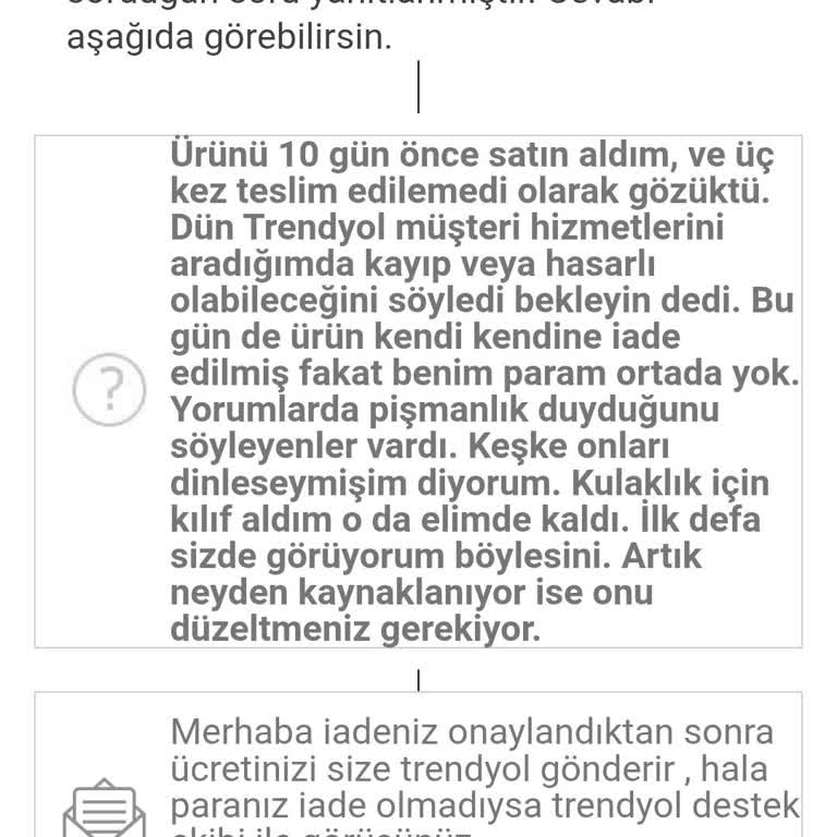 Sipariş Teslim Edilmedi, Ücret İadesi Yapılmadı Ve Müşteri Hizmetleri Yetersiz Kaldı