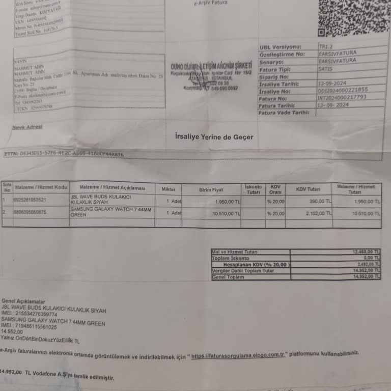 Cihaz Kontratım Bitmeden Cayma Bedeli Talep Edilmesi