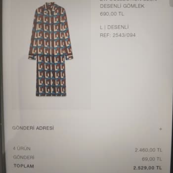 Zara Online Siparişimde Gelen Gömlek Yırtık Çıktı Mağduriyetim Giderilmiyor