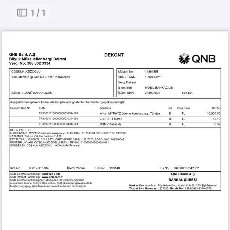 Para Çekme Taleplerim Yanıtsız Kaldı, Ana Param İade Edilmiyor