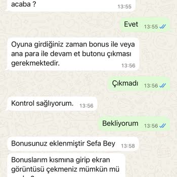 Yanlış Bonus Bilgisiyle 5000 TL Kaybı Ve Müşteri Desteği Mağduriyeti